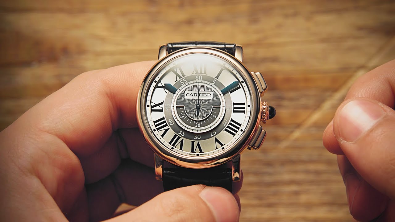 cartier central chronograph