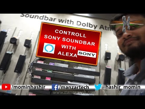 Sony Soundbar HT-Z9F Control with Alexa