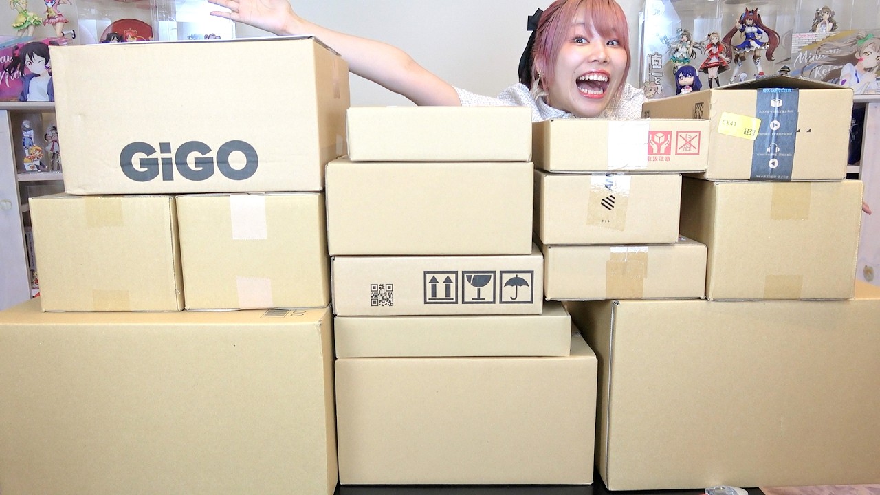 【過去最高額】たった2か月でとんでもない量のグッズ届いたんだけどどうしよ～～～～！？！？！【プロセカ｜銀時｜ラブライブ！｜APEX】