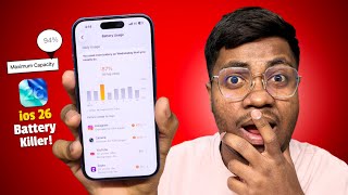 iOS 26 Is DESTROYING iPhone Battery Health 😱 Tips To Fix Battery Draining 🪫