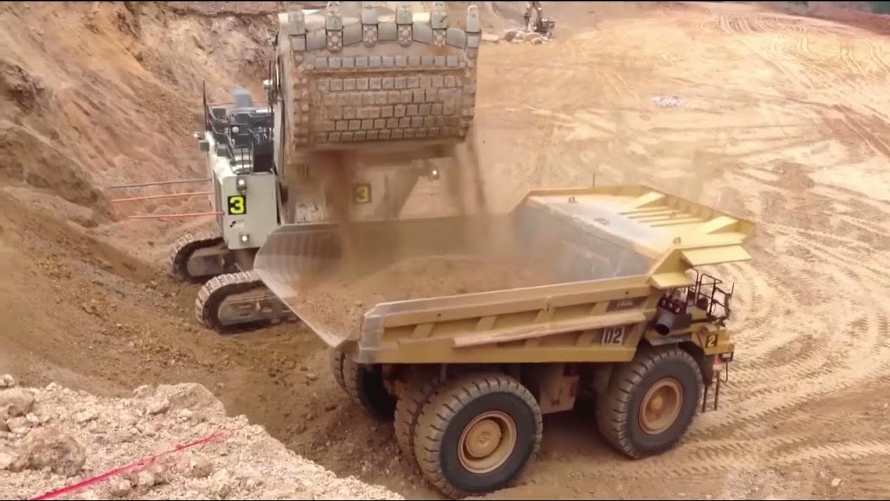 Biggest Machine on Earth, P&H 2650CX, P&H 4100XPC, CAT 7495 Shovel