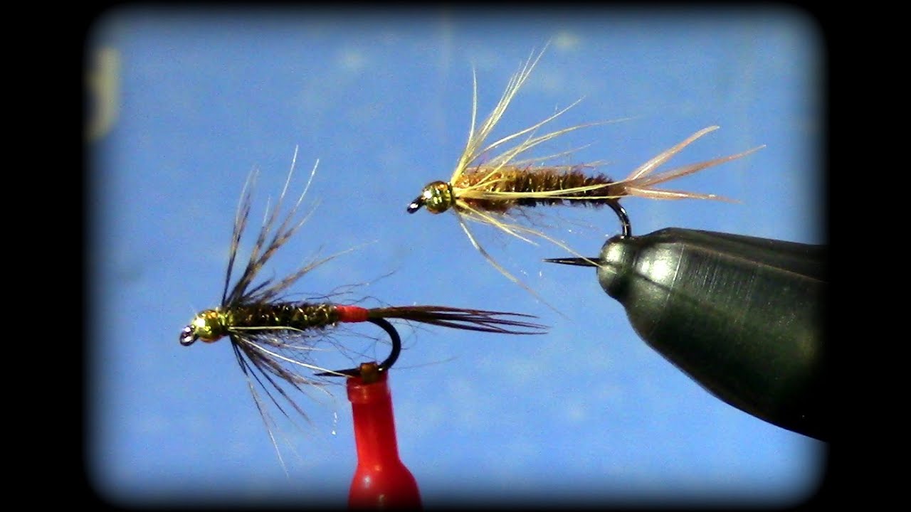 Gold Head Soft Hackle size 12 Tan 6 pcs