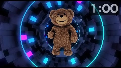 Bear Boogie: 60-Second Countdown Timer with Dancing Delight!