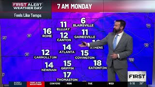 First Alert Forecast: Arctic blast returns overnight