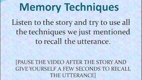 Consecutive interpretation and note-taking (Part 1)