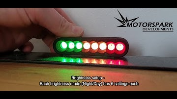 Motorspark Developments Progressive LED Shiftlight Demonstration Video