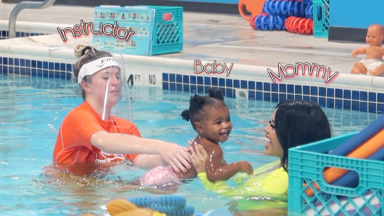 I Took My One Year Old To Her First Swimming Class! ♡ Vanessa Lynn