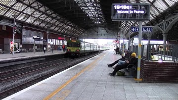 Pearse HD-Dart 8100 class departs for Greystones