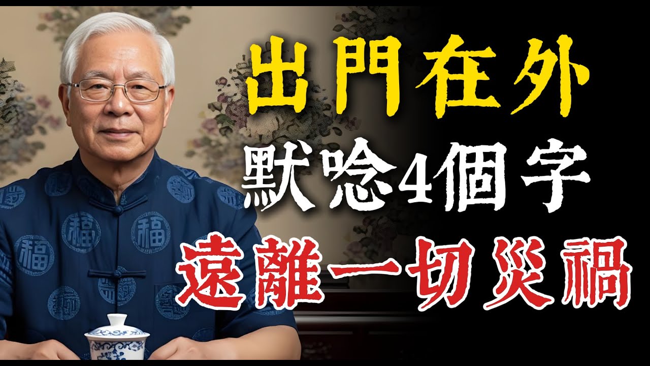 出門在外一定要懂！心中默唸這4個字，能幫你遠離一切災禍。