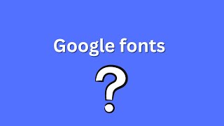 how to use google fonts in HTML CSS BOOTSRTAP project