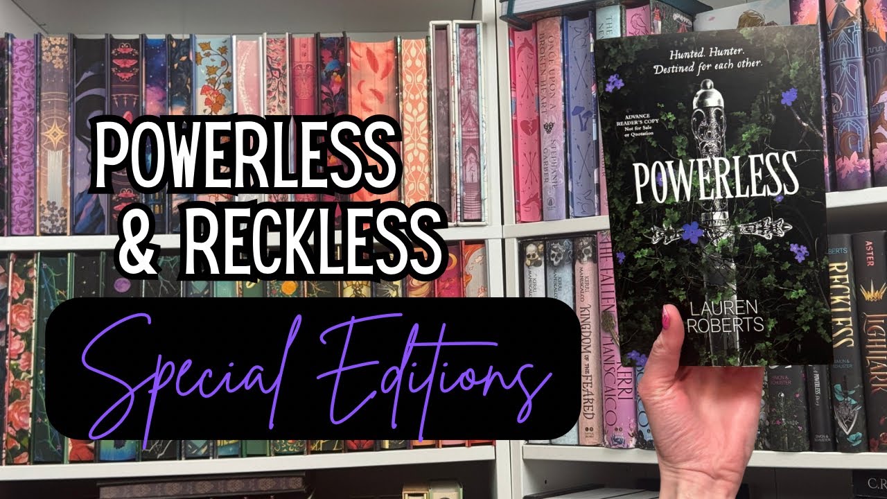 The Bookish Box Edition of Powerless and Reckless by Lauren