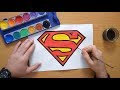 How to draw the Superman logo