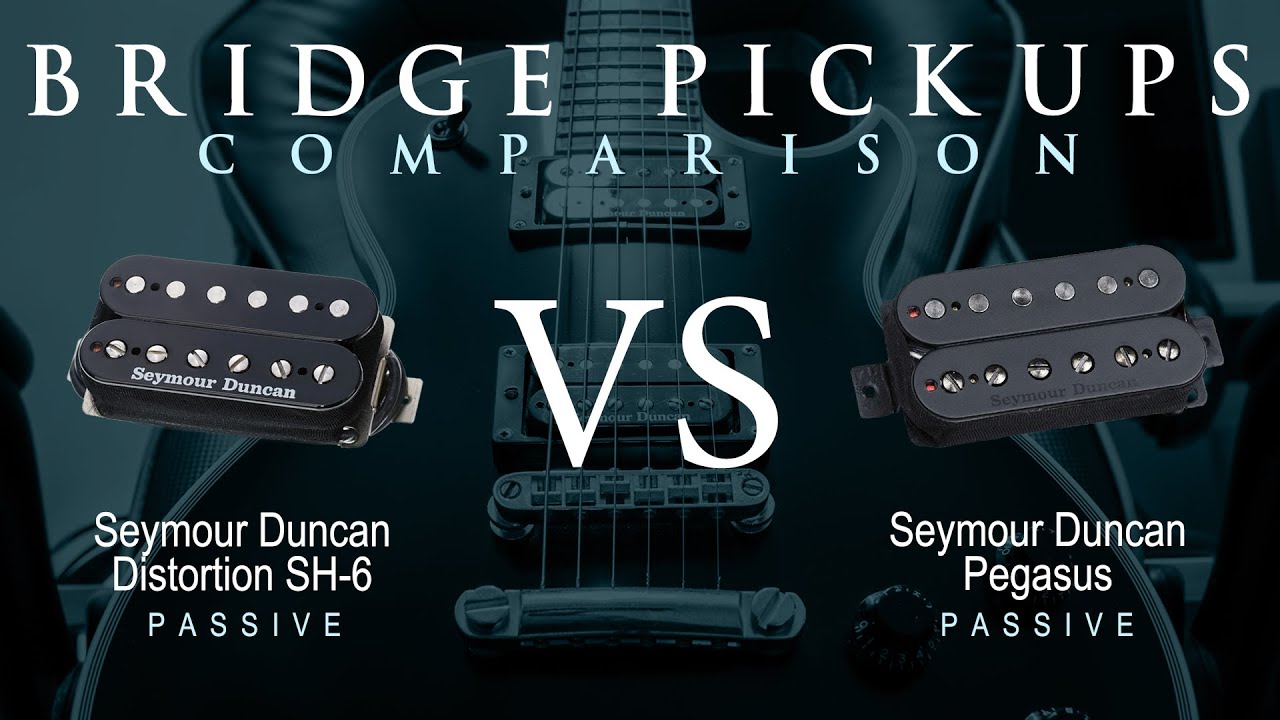 Seymour Duncan DISTORTION SH-6 vs PEGASUS - Bridge Pickup Guitar