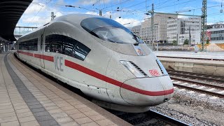 Ausfahrt ICE 3 als ICE567 nach München Hbf in Ulm Hbf