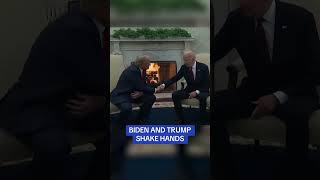 Joe Biden and Donald Trump SHAKE HANDS 🤝