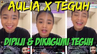 AULIA DA LIVE TIK TOK BARENG TEGUH DA