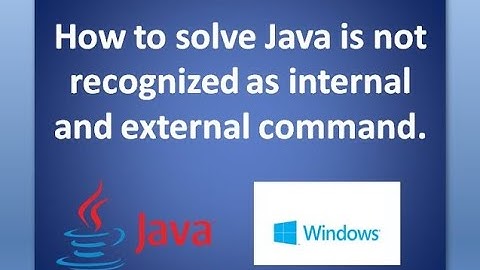 [Solve]How to fix javac not recognized as an internal or external command