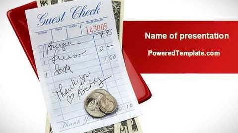 Room Services PowerPoint Template by PoweredTemplate.com