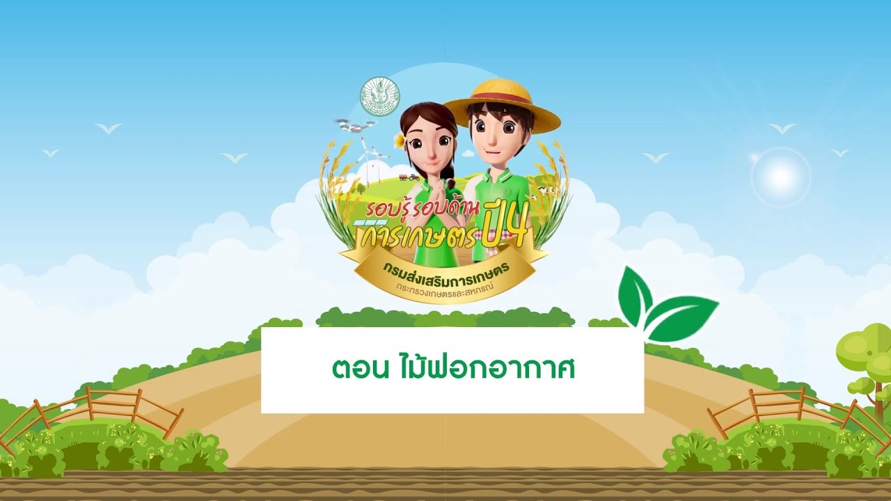 รอบรู้ รอบด้าน การเกษตร ปี 4 l EP. 4 ต้นไม้ฟอกอากาศ