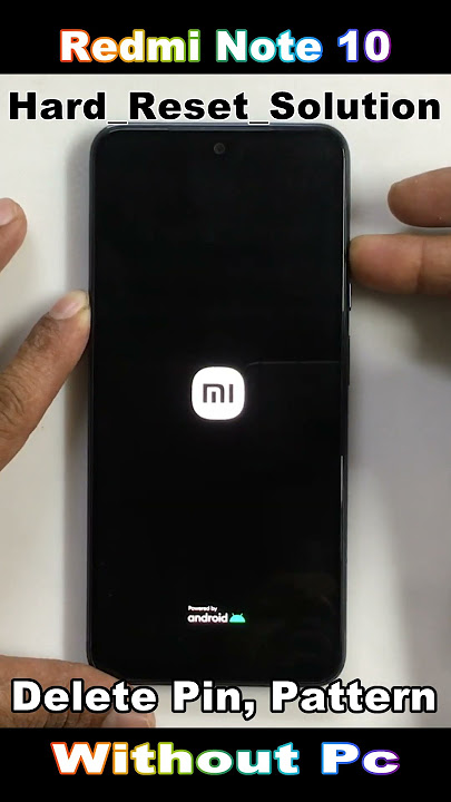 Cara Membuka Kunci Ponsel Redmi Note 10 Jika Lupa Kata Sandi ✅Cara Membuka Kunci Redmi Note 10 Lupa Kunci Layar