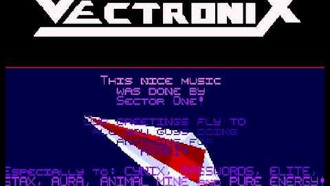 VECTRONIX - LOCOMOTION - ATARI Cracktro / Crack Intro ( ATARI STE / STF / FALCON )