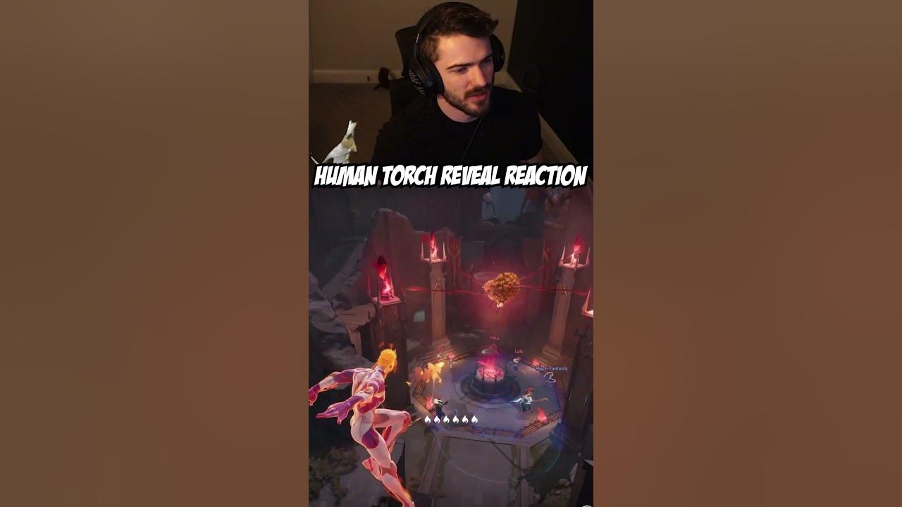 MARVEL RIVALS HUMAN TORCH REVEAL REACTION MARVEL RIVALS HUMAN TORCH REVEAL REACTION