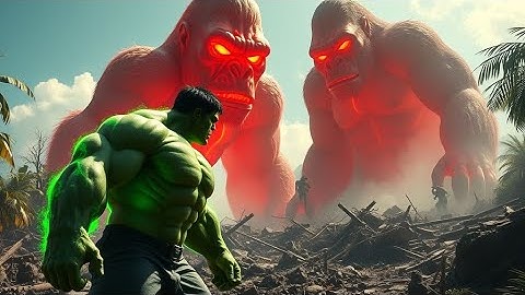 HULK vs KING KONG – The Ultimate Battle of Titans (Epic Cinematic Fight) 4K