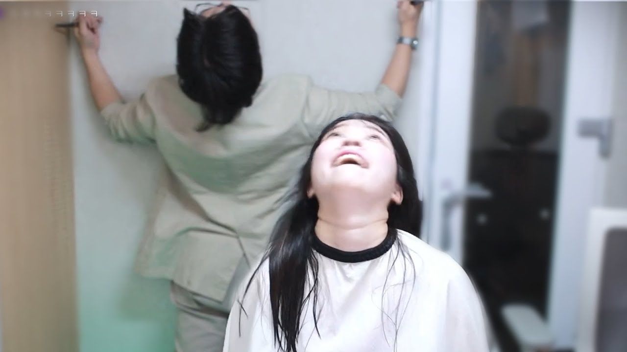 미용중 머리를 흔들면 생기는 일ㅋㅋㅋㅋㅋ