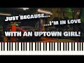 BILLY JOEL - UPTOWN GIRL - Piano Tutorial