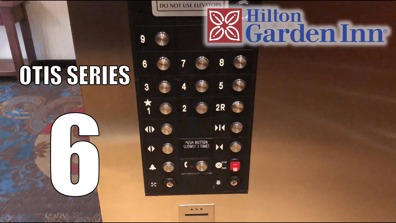 Rare Otis Series Six Traction Elevators Hilton Garden Inn O Hare