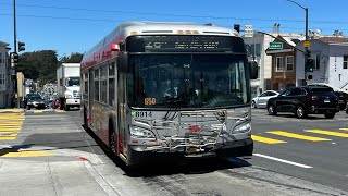2018 New Flyer Xcelsior XDE40 #8914 - SFMTA - Line 28R