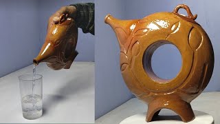 Unique Clay Teapot Making | Handmade Pottery Art | Mitti Ki Chaydani Banane Ka Tarika