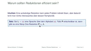 Efficient Reductions in Complexity Theory