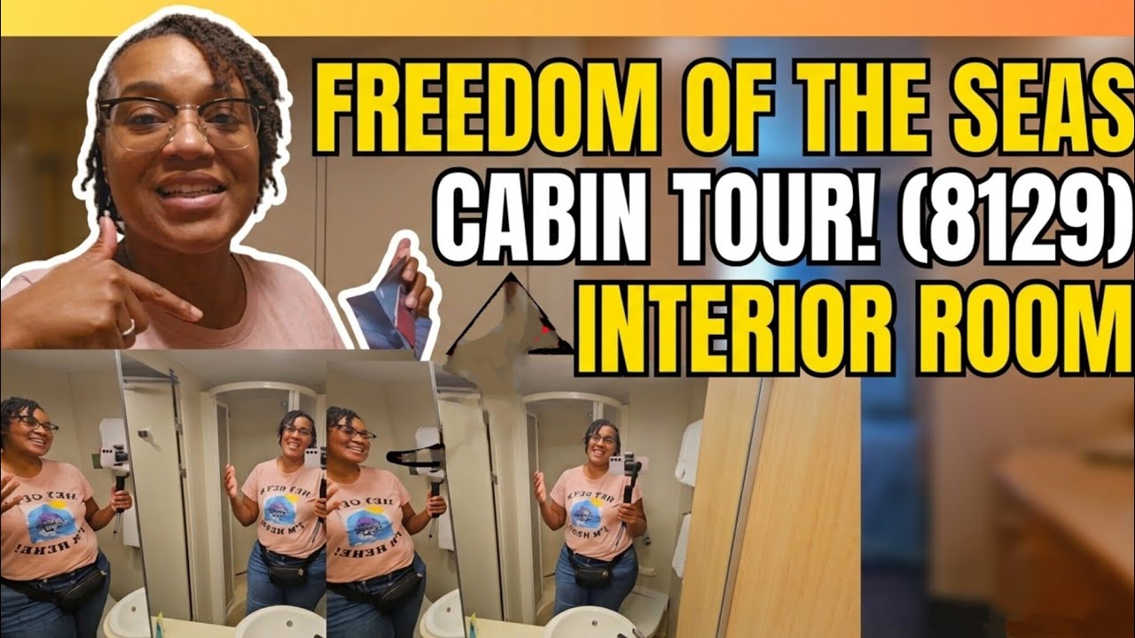 Freedom Of The Seas Interior Cabin Tour 8129 | Is It Worth It🤔