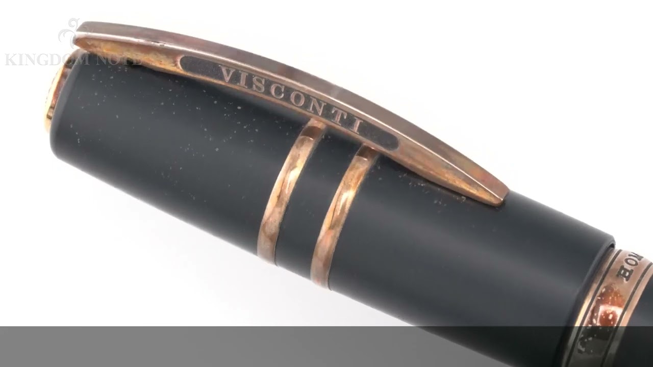 VISCONTI ビスコンティ 万年筆 ホモサピエンス ブロンズ 18K/EF - YouTube