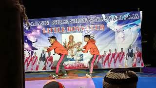 TWINS BROTHER DANCE || SARASWATI POOJA DANCE COMPETITION || ASSAM KHATKHATI ||2022