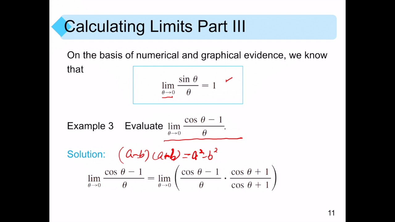 calculating limits - YouTube