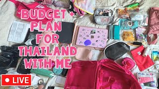 🔴 Live: Budget with Me and Plan with me for a trip | Thailand Cambodia Vietnam