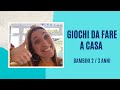 Giochi da fare a casa per #stimolare il linguaggio dei bambini di 2/3 anni