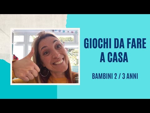 Video: Come Intrattenere Un Bambino Di 2-3 Anni