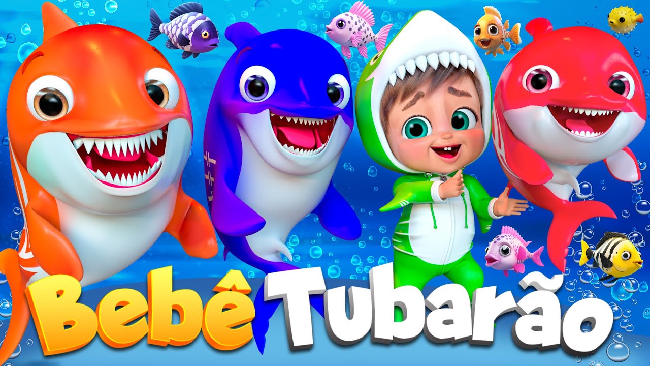 Bebê Tubarão Show do Oceano  @SuperLucaPortugues #rimasinfantis #musicasinfantis