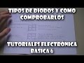 Diodos semiconductores, tipos y características-Tutoriales electrónica básica 6