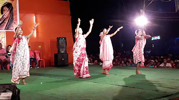 Dom dom baila dhol subhila ni sankha  dance / Durga puja melody  Badam pahar 2019