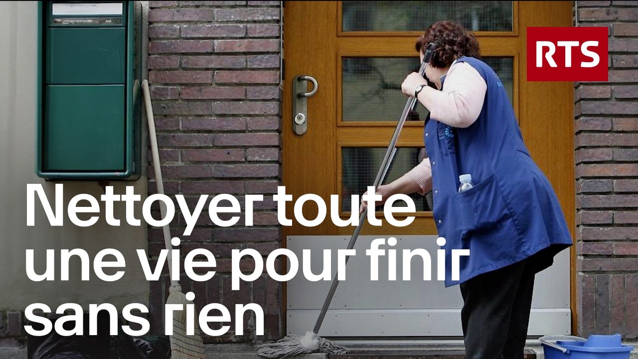 Femmes de ménage : une vie de travail pour une retraite de misère (diffusion 07.01.2021) | RTS