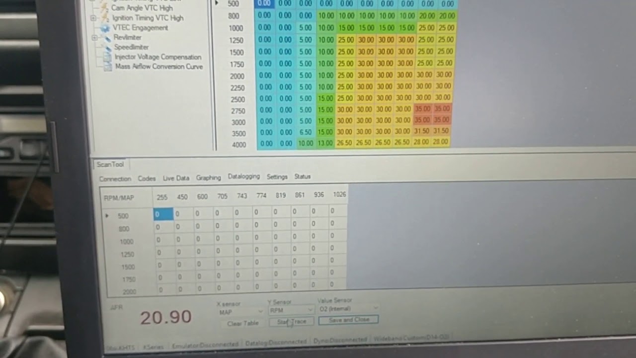 Car Datalogging with Honda Tuning Suite YouTube