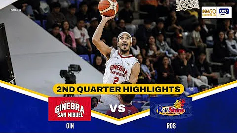 BRGY. GINEBRA vs RAIN OR SHINE | SECOND QUARTER HIGHLIGHTS | PBA SEASON 50 PHILIPPINE CUP | DEC. 18