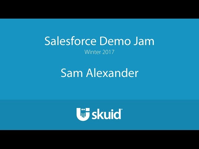 Salesforce Demo Jam Winter 2017