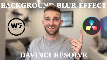 DaVinci Resolve Tutorial - SUPER EASY Background Blur Effect