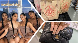 WEEKEND VLOG: SPALASHES PHOTOSHOOT, TRADER JOES HAUL & NAIL APPOINTMENT