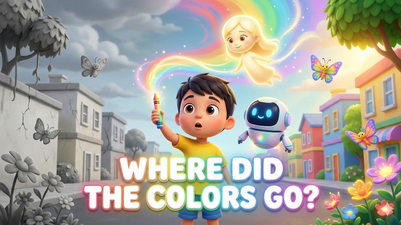 The Day the Colors Started Disappearing 🌈 | Magical Moral Story for Kids | bedtime story